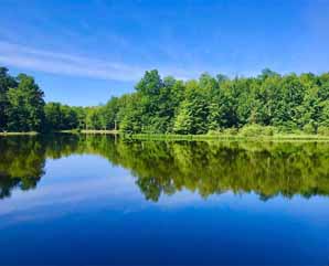 hidden lake in leroy twp. - camp, fish, bike and boat