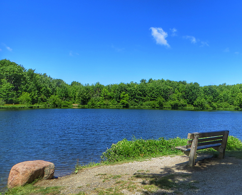 Hidden Lake in Leroy Twp. Camp, Fish, Bike and Boat Lake Metroparks