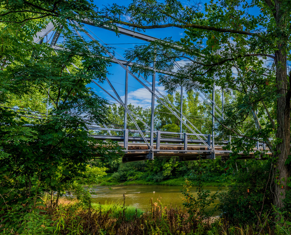 Pleasant Valley Park Stream Fishing and Biking Lake Metroparks