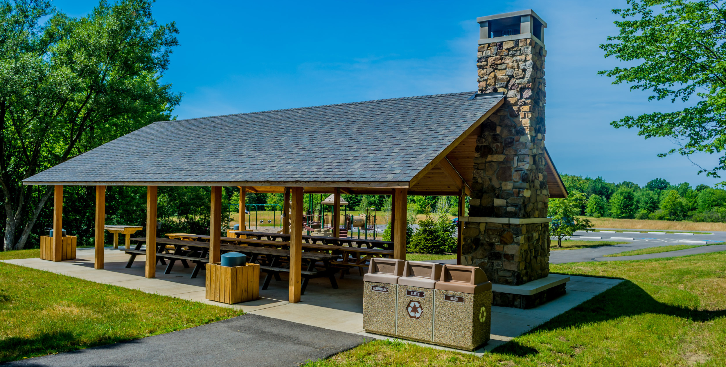 Girdled Road Reservation Skok Meadow Shelter Lake Metroparks