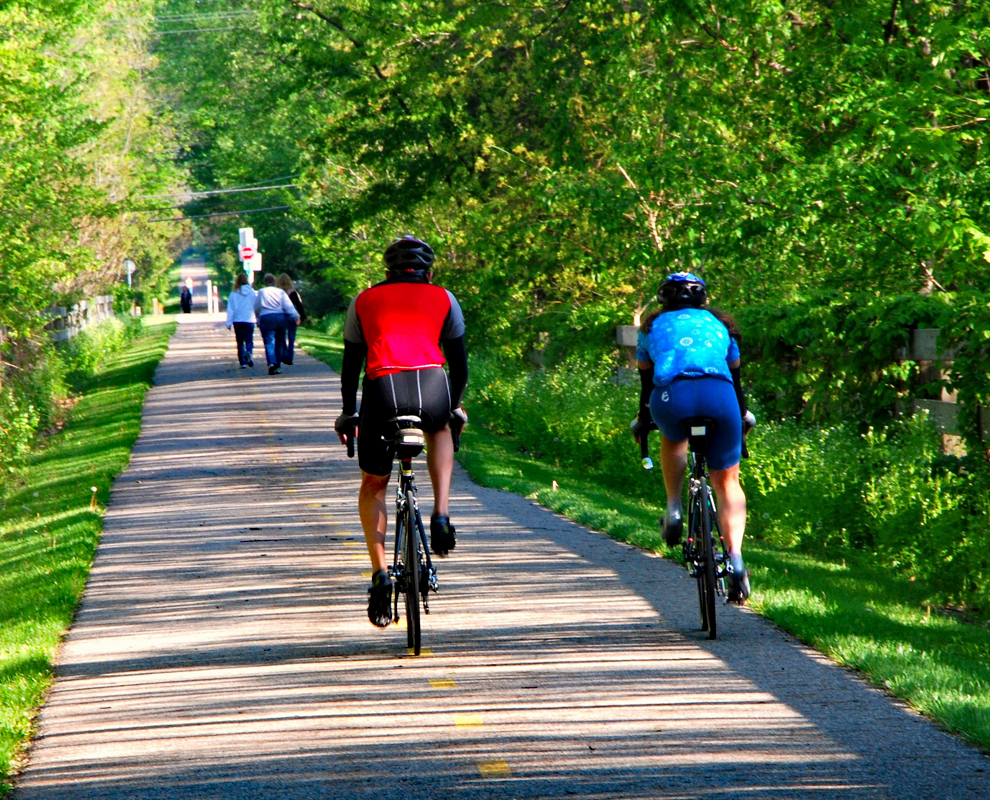 Bicycle at Lake Erie Bluffs by JD Cow