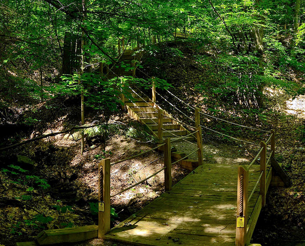 Jordan Creek Park, Environmental Learning Center, waterfall Lake