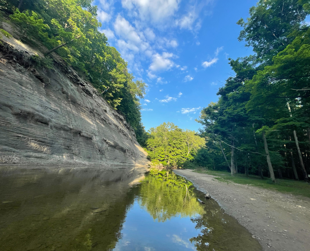 Indian Point Park - valley - creek - Paine Creek - Lake Metroparks - Photo by Vittorio Falcone